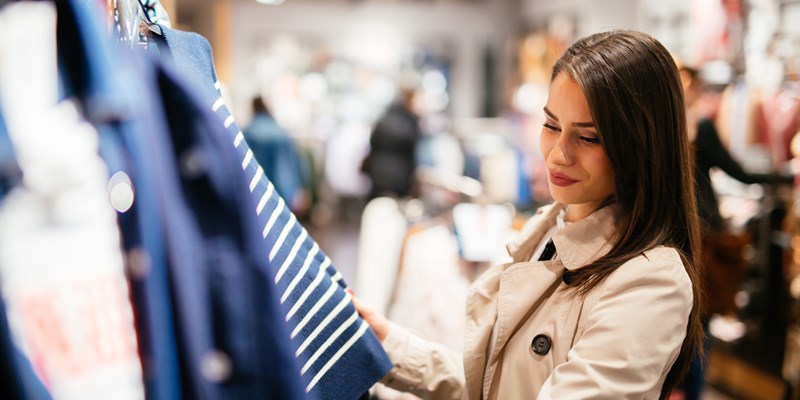 Woman in store